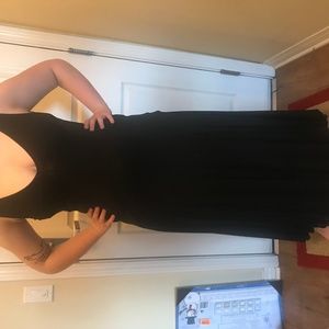Ralph Lauren long black dress size L